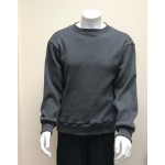 Mens Rib Crew Dk Gray